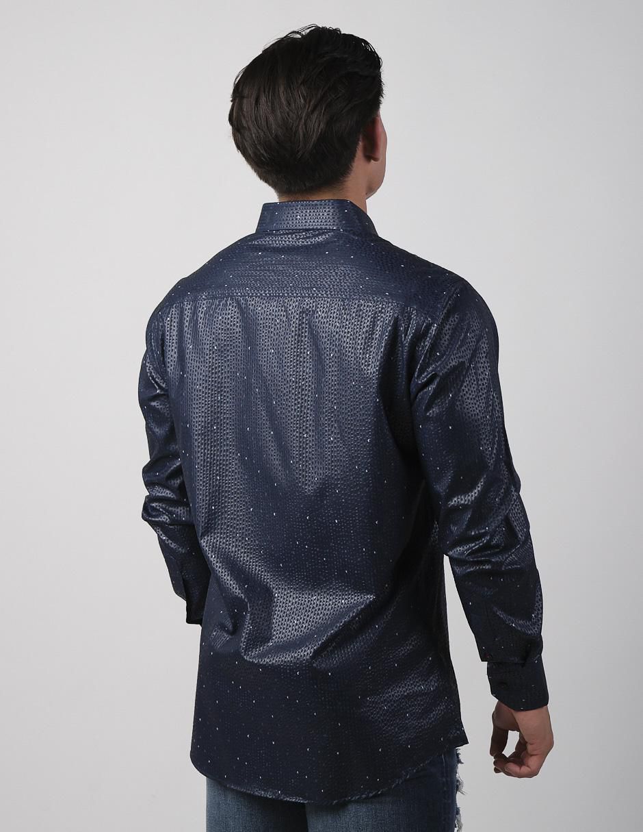 Camisa casual de algodón manga larga para hombre 3