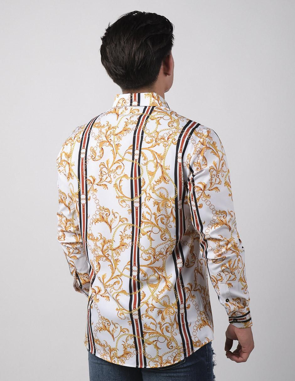 Camisa casual manga larga para hombre 2