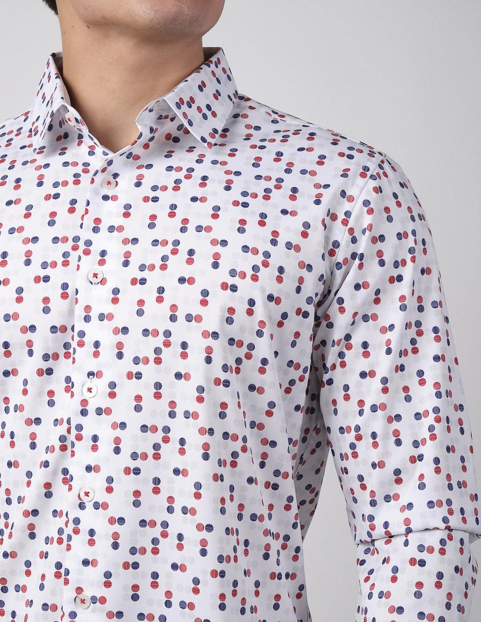 Camisa casual manga larga para hombre