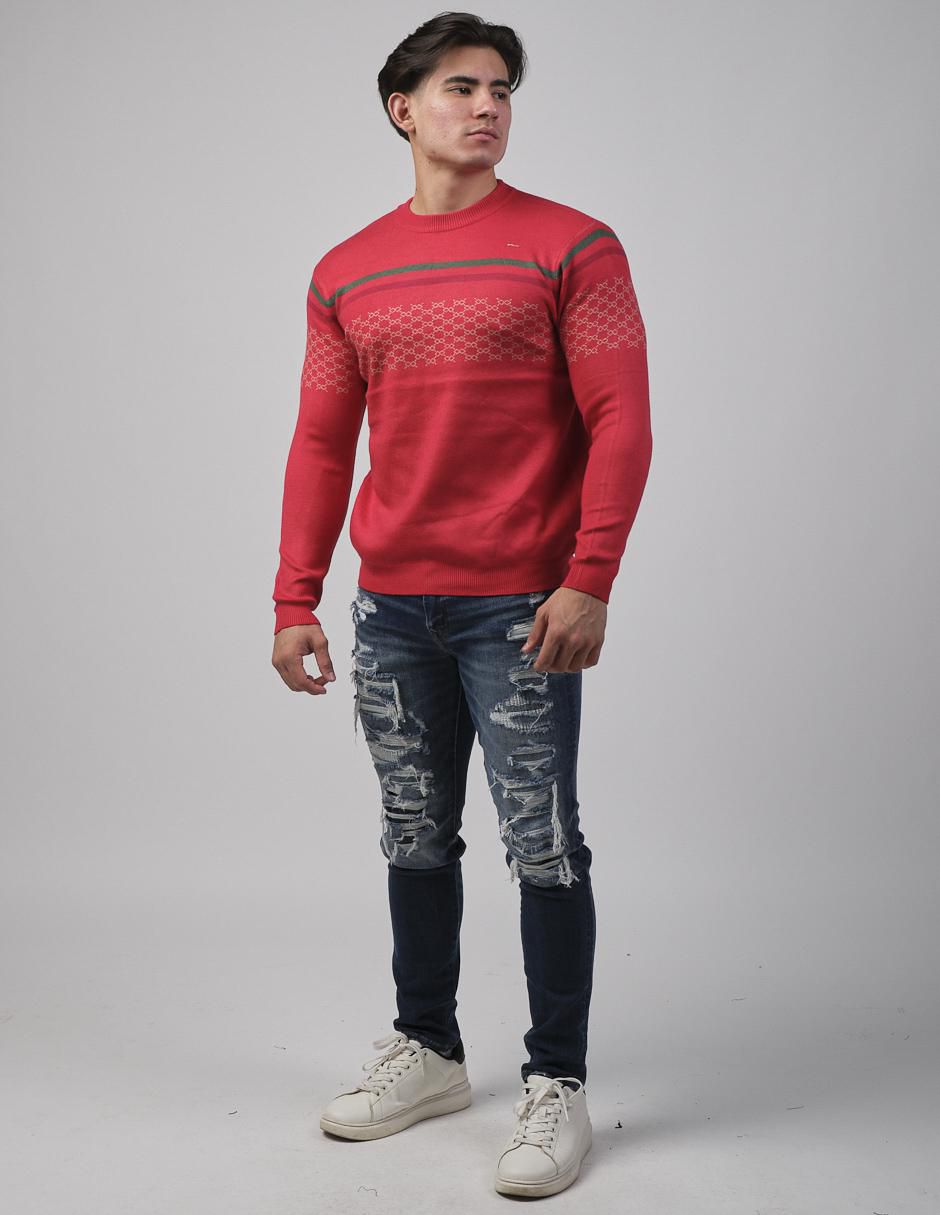Suéter cuello redondo para hombre 4