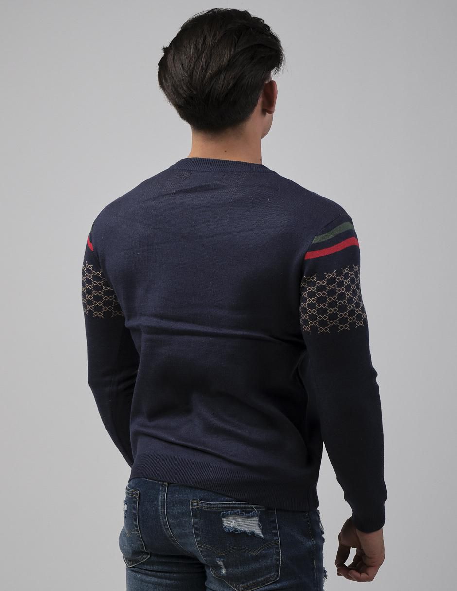 Suéter cuello redondo para hombre 2