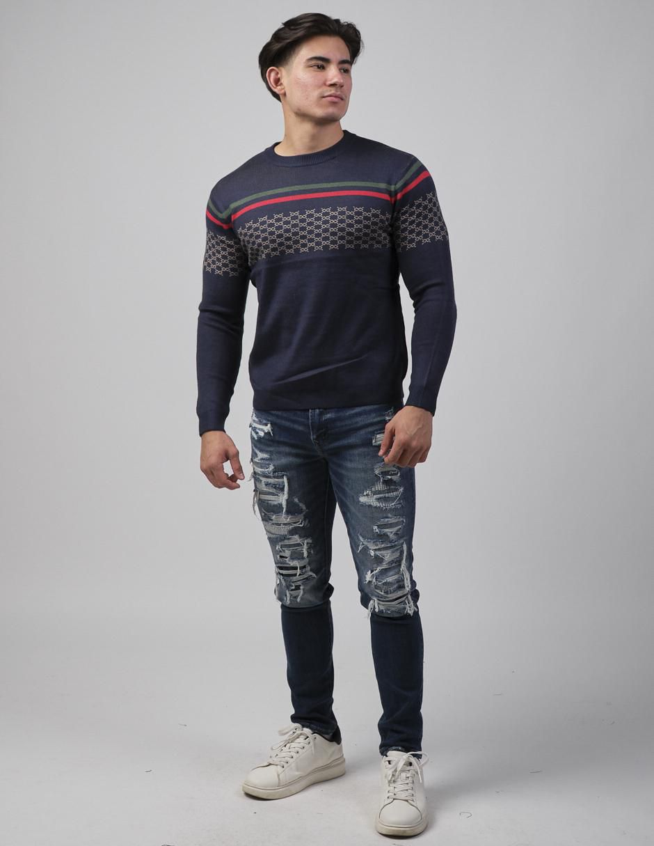 Suéter cuello redondo para hombre 3