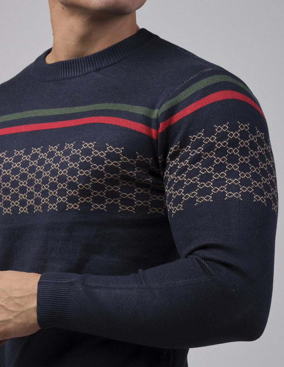Suéter cuello redondo para hombre 4