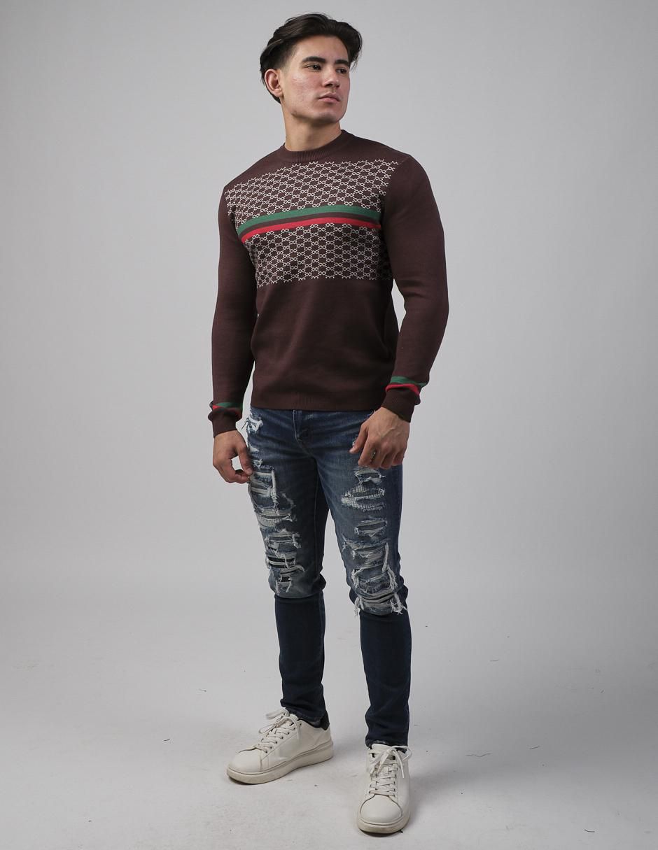 Suéter cuello redondo para hombre 3