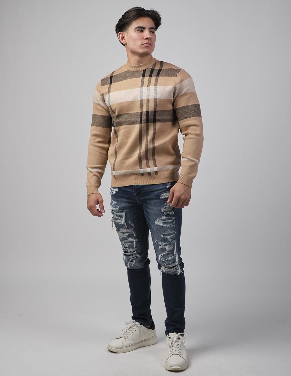 Suéter cuello redondo para hombre 4