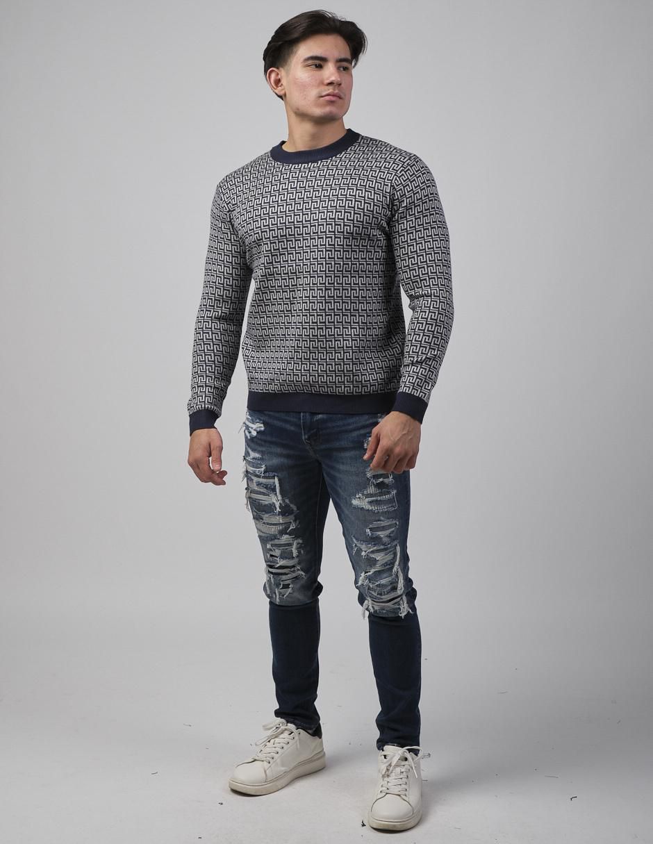 Suéter cuello redondo para hombre 3