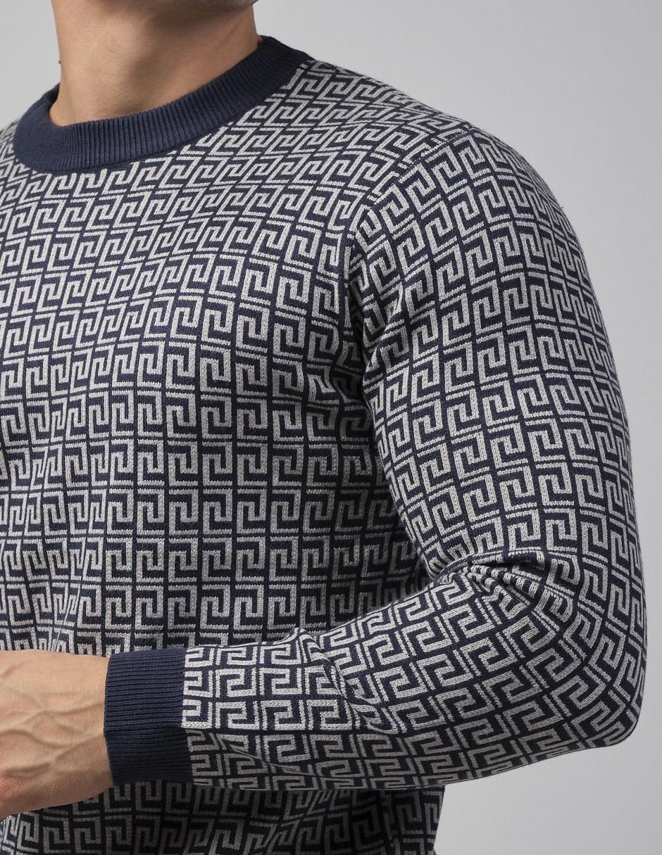 Suéter cuello redondo para hombre 2