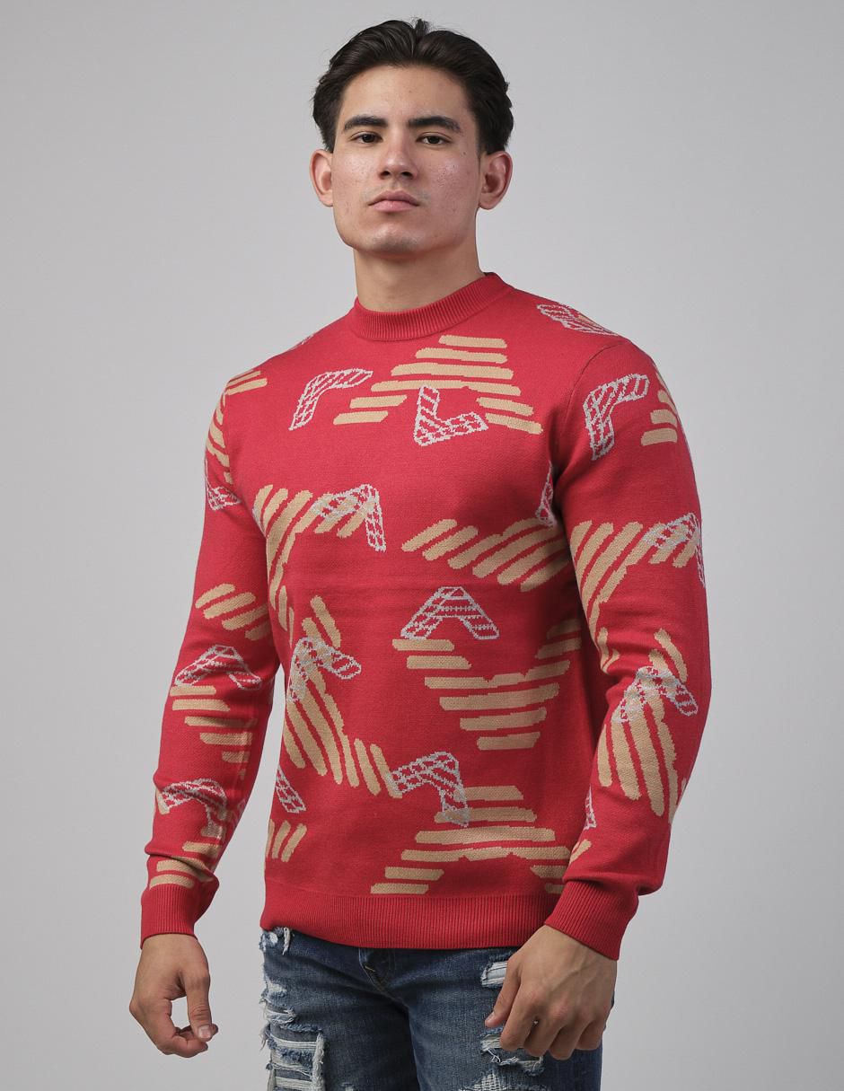 Suéter cuello redondo para hombre 1
