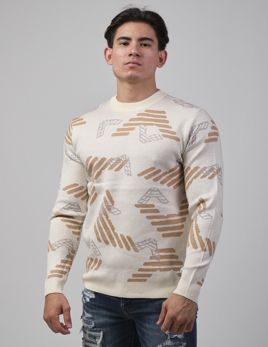 Suéter cuello redondo para hombre
