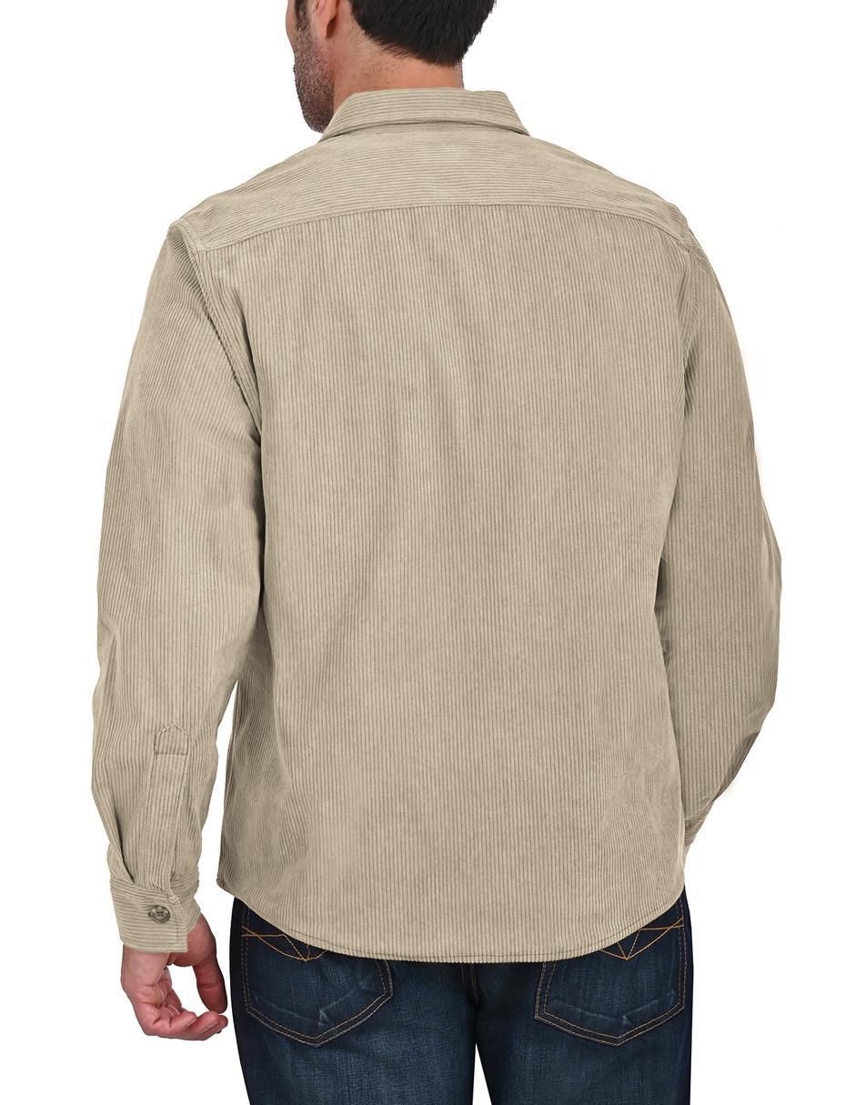 Camisa casual manga larga para hombre 2