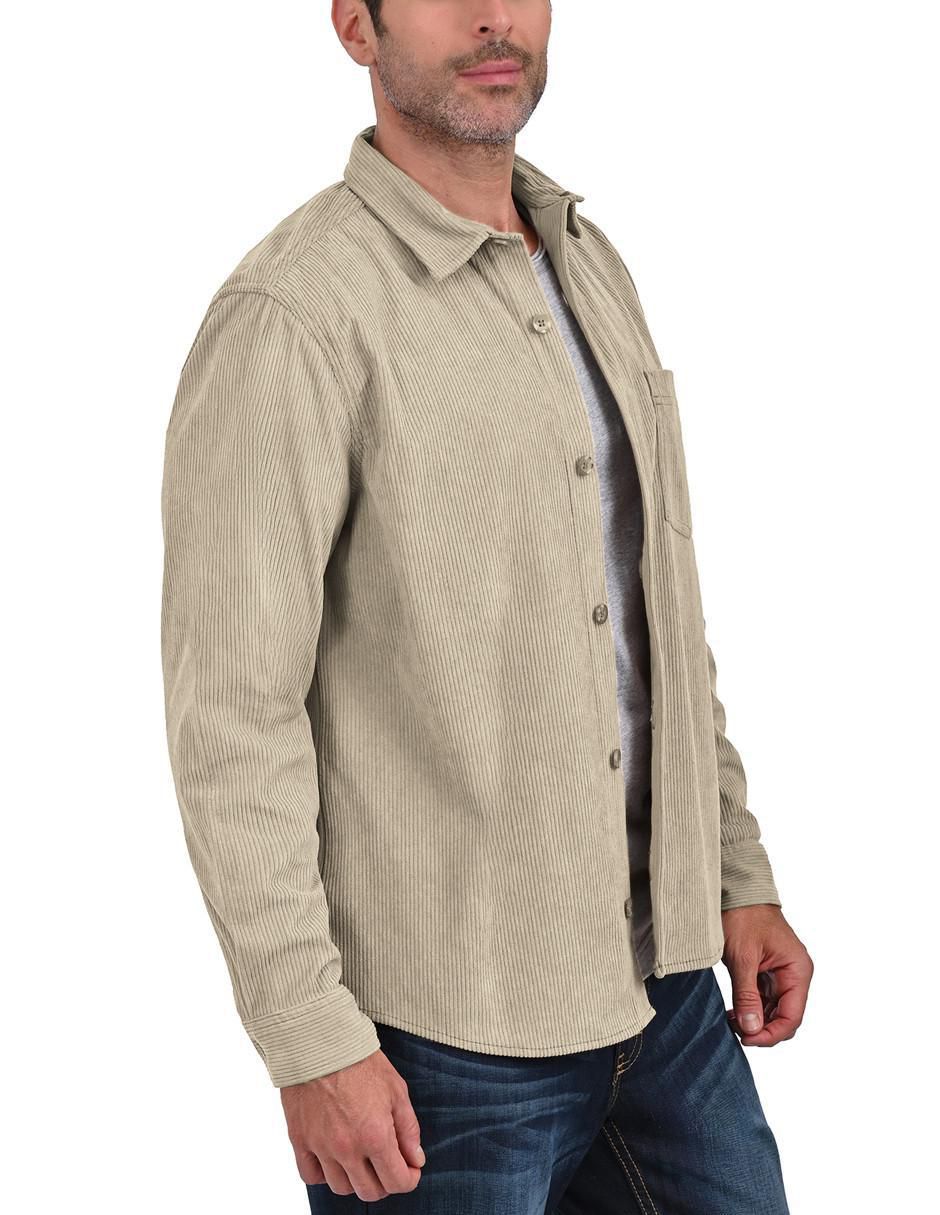 Camisa casual manga larga para hombre 3