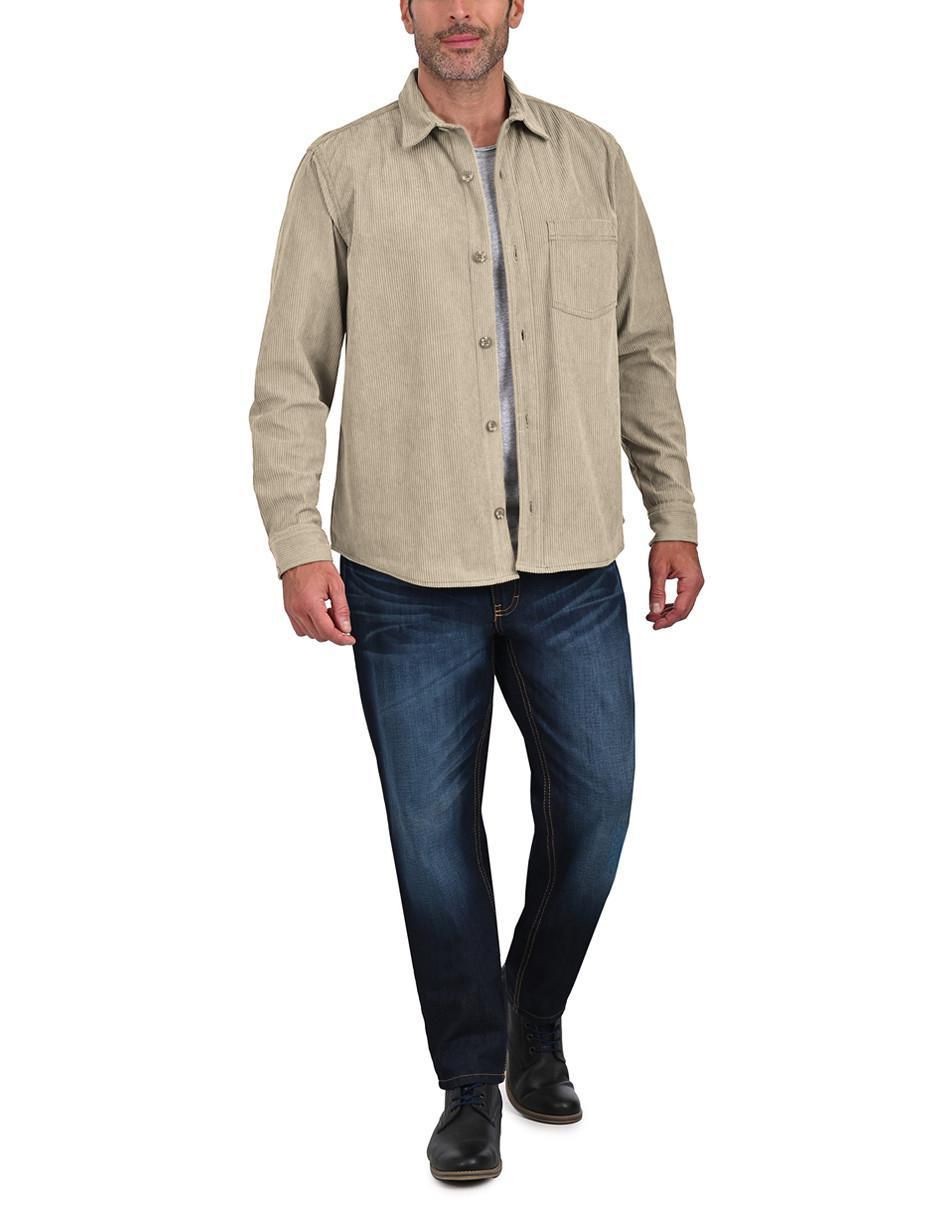 Camisa casual manga larga para hombre 5