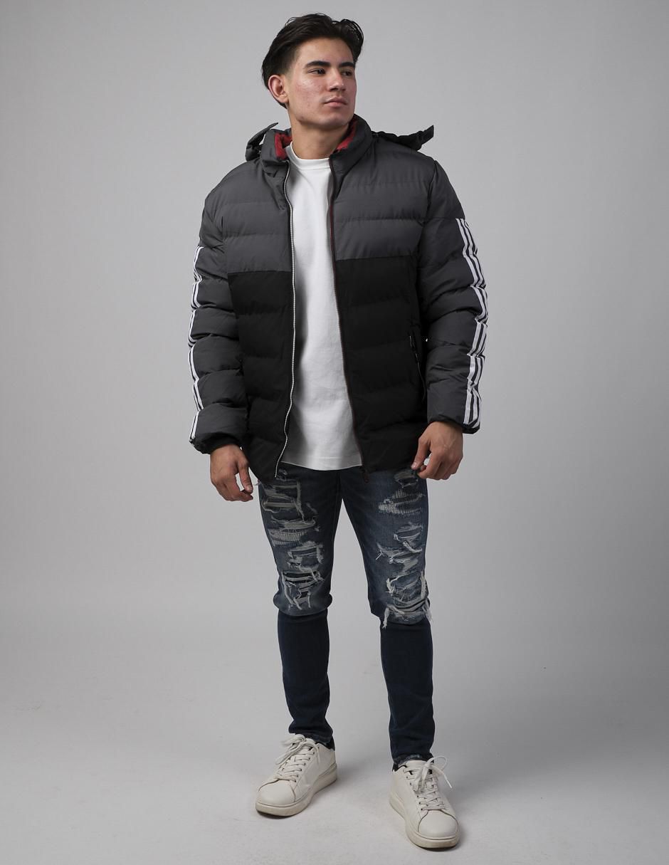 Chamarra casual con capucha para hombre 3