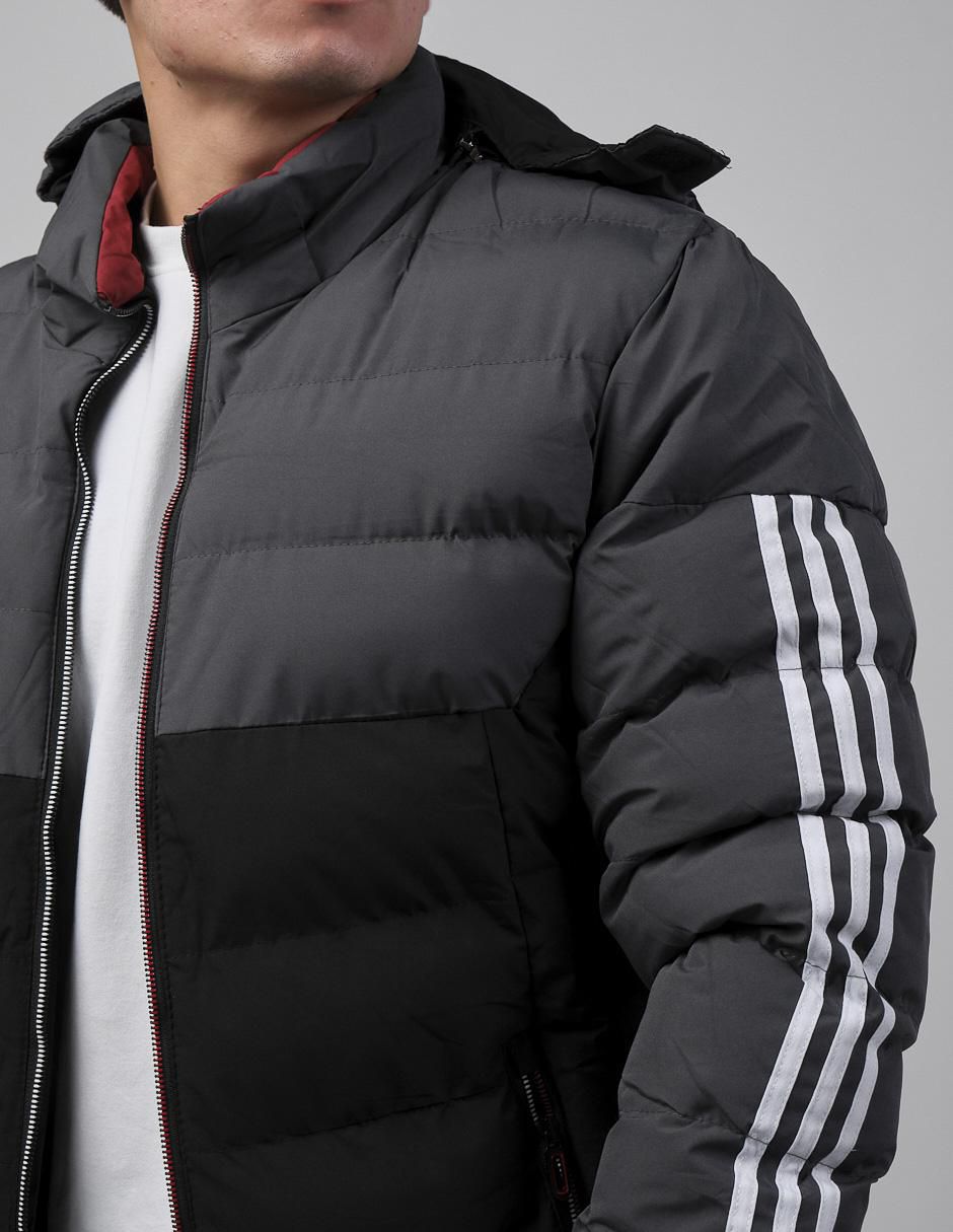 Chamarra casual con capucha para hombre 4