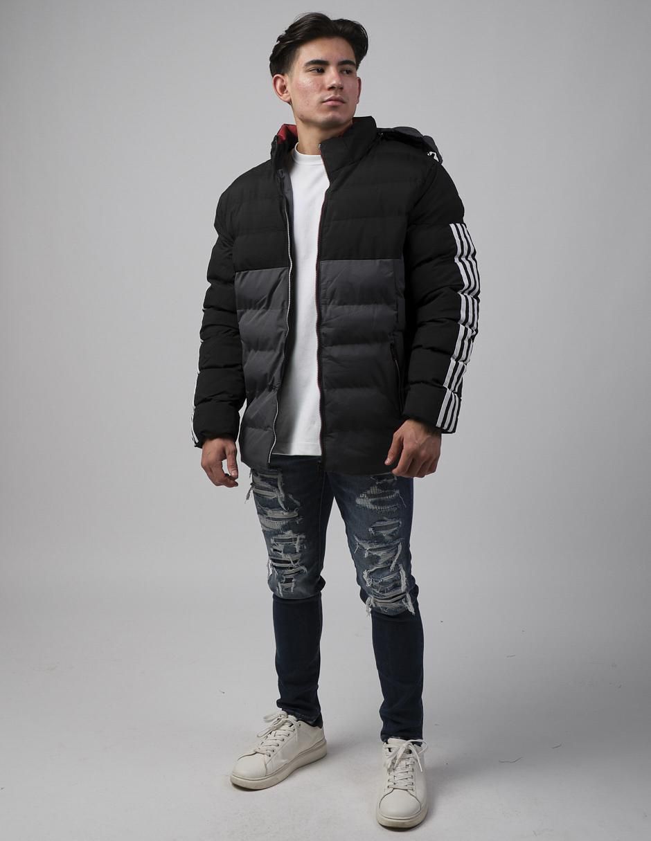 Chamarra casual Benziny con capucha para hombre