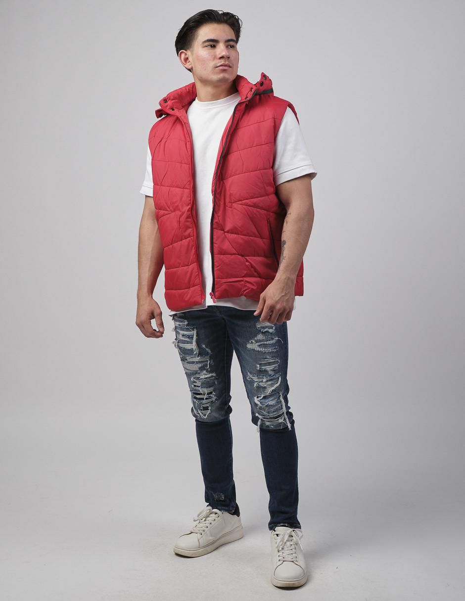 Chaleco con capucha para hombre 3