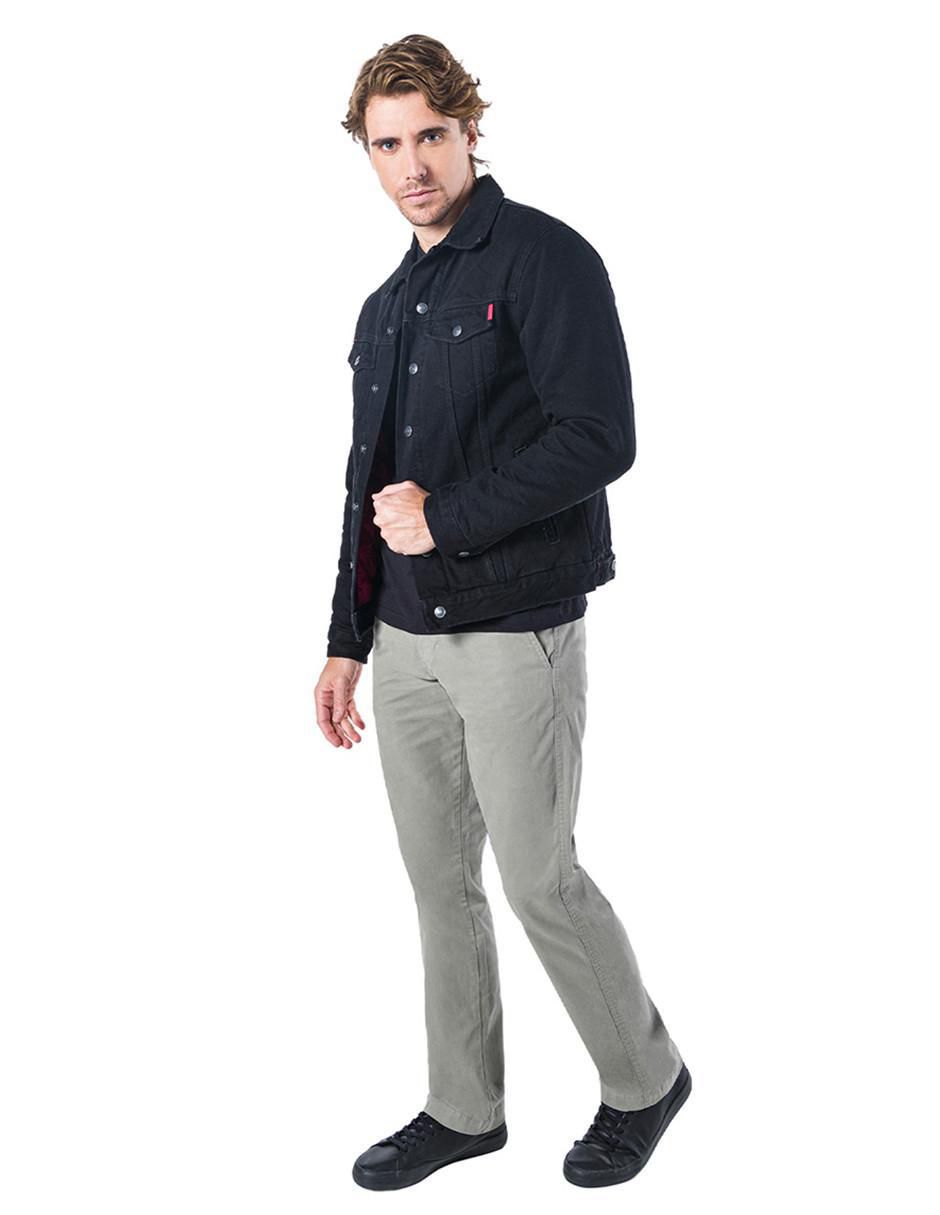 Chamarra casual Oggi Jeans con bolsillos para hombre