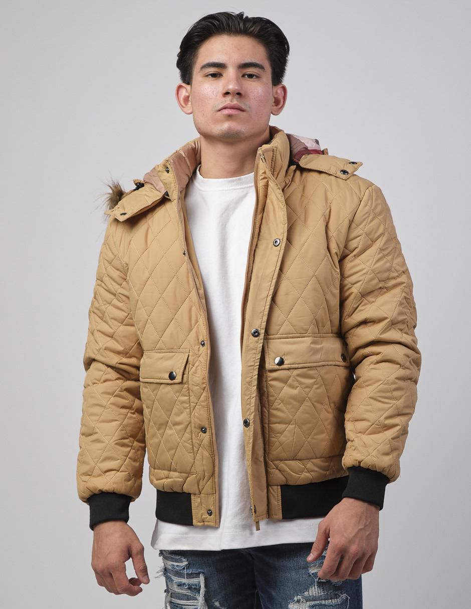 Chamarra casual con capucha para hombre Chamarra casual con capucha para hombre
