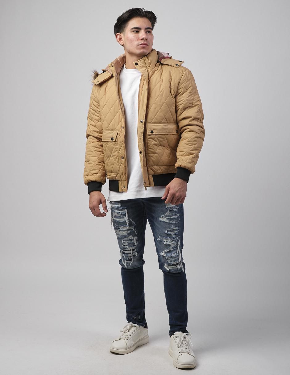 Chamarra casual Moderno con capucha para hombre
