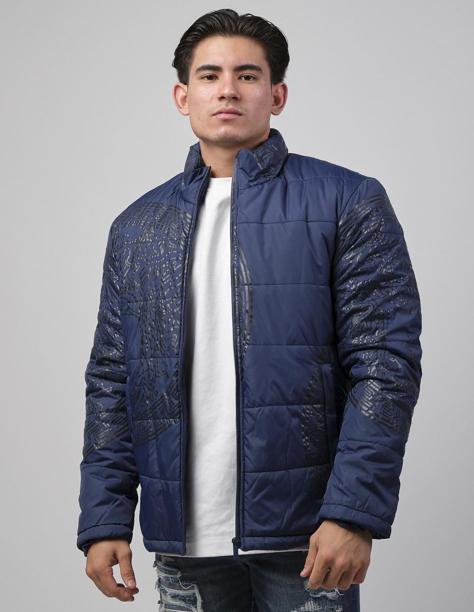 Chamarra casual con bolsillos para hombre
