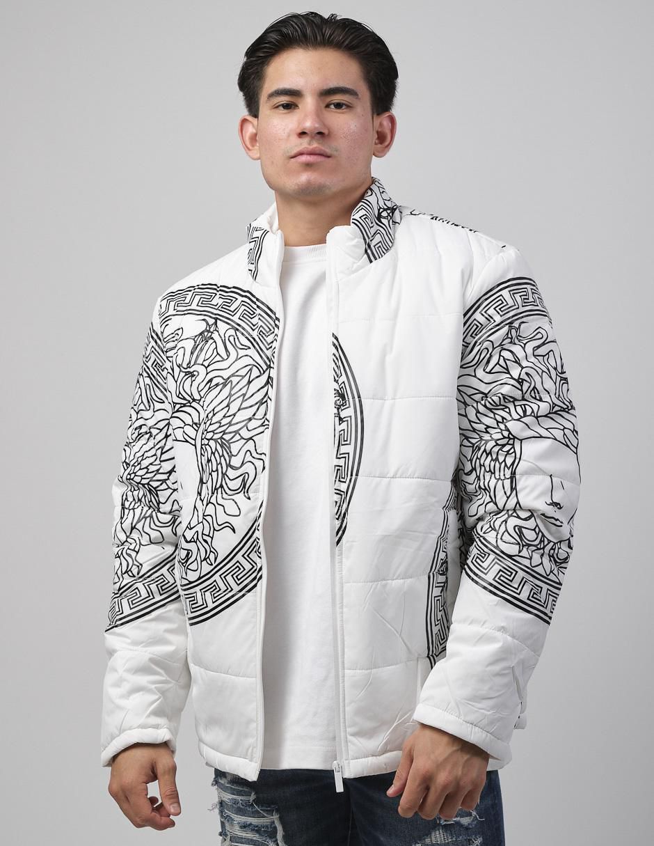 Chamarra casual con bolsillos para hombre