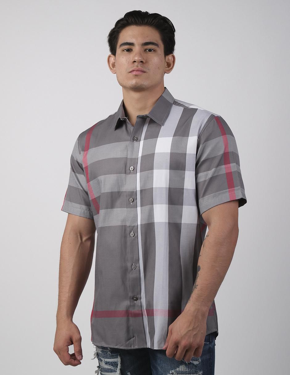Camisa casual de algodón manga corta para hombre Camisa casual de algodón manga corta para hombre