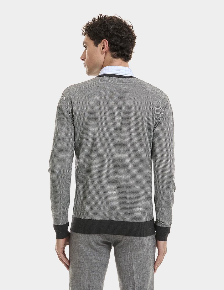 Suéter cuello V para hombre