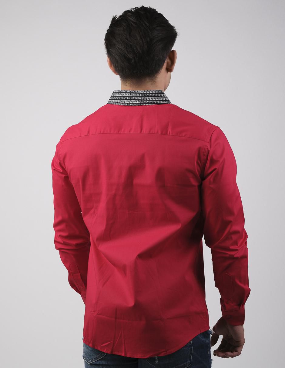 Camisa casual de algodón manga larga para hombre 3