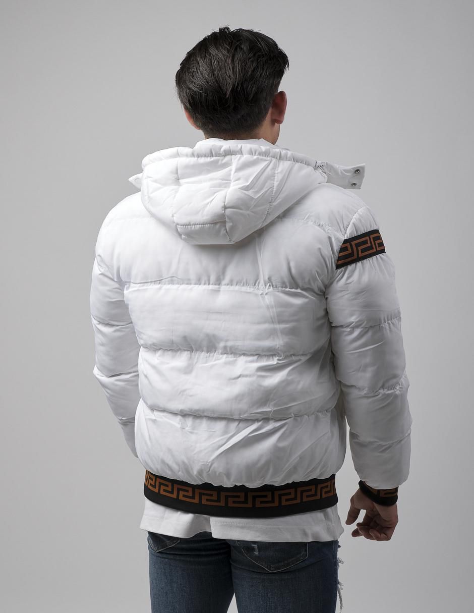 Chamarra casual con capucha para hombre 2
