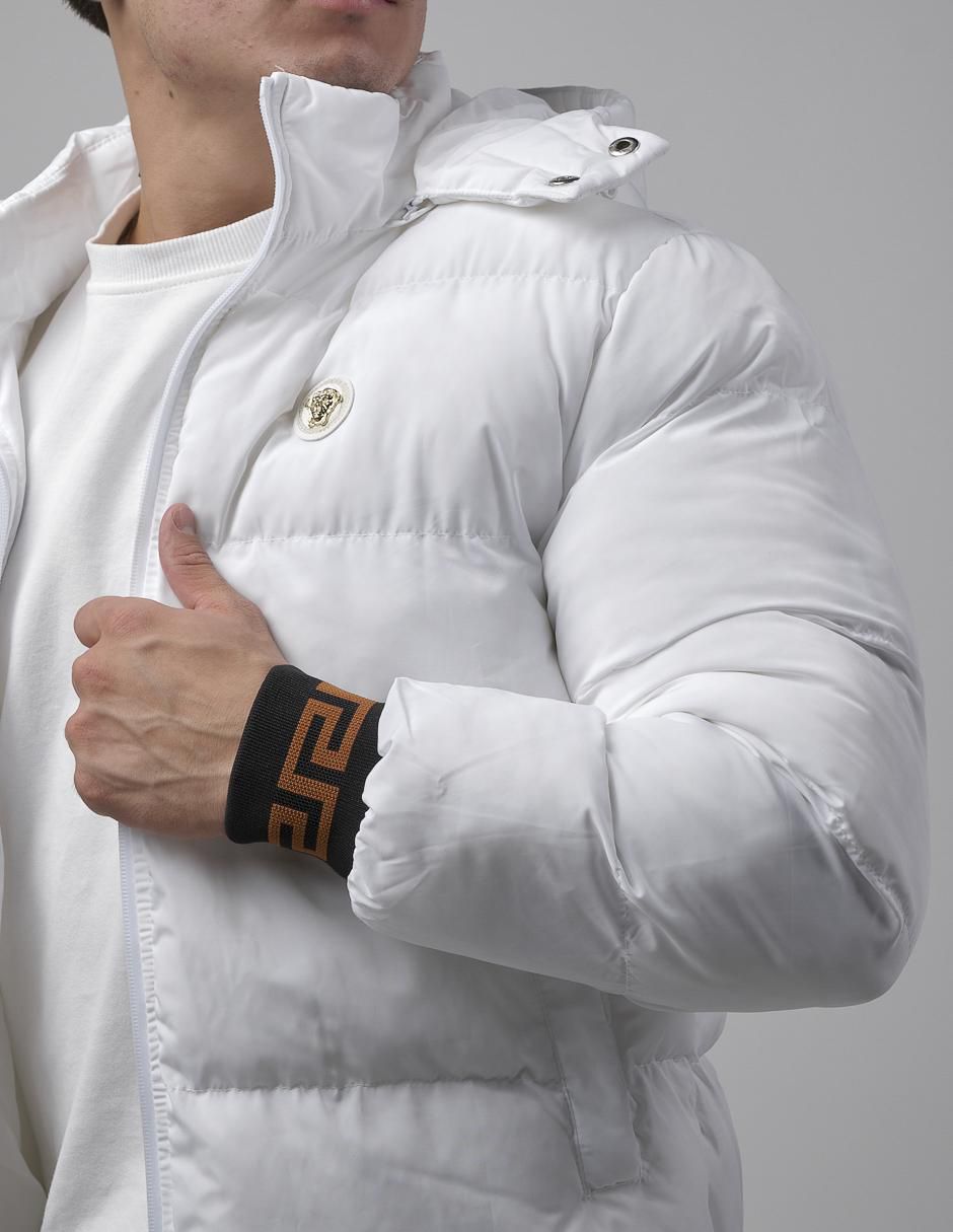 Chamarra casual con capucha para hombre 4