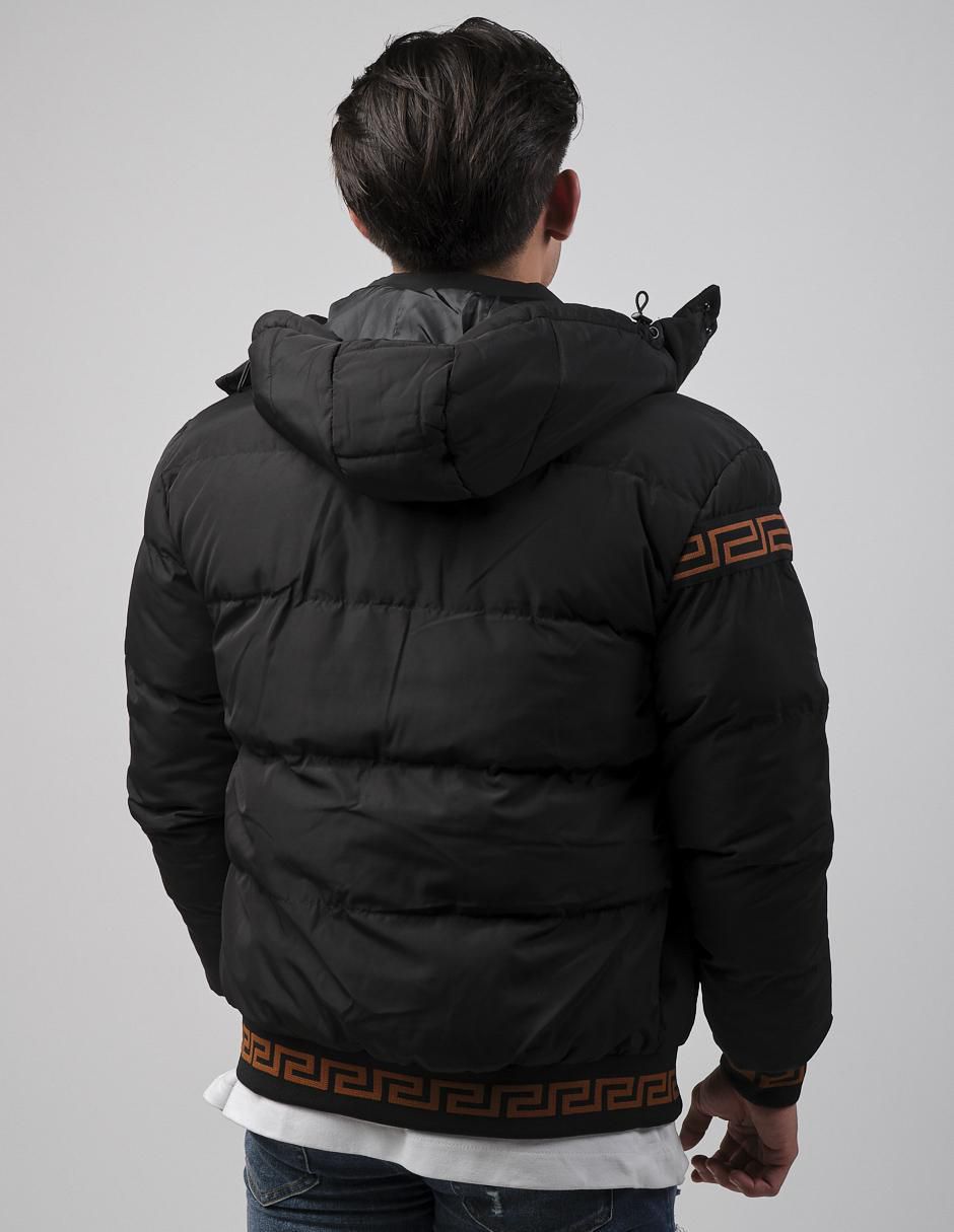 Chamarra casual con capucha para hombre 2