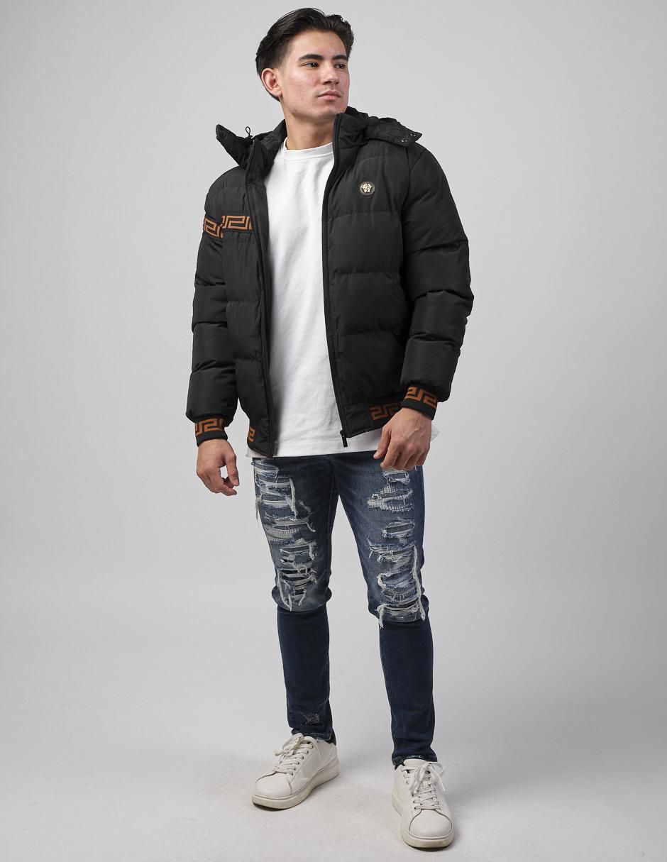 Chamarra casual con capucha para hombre 3
