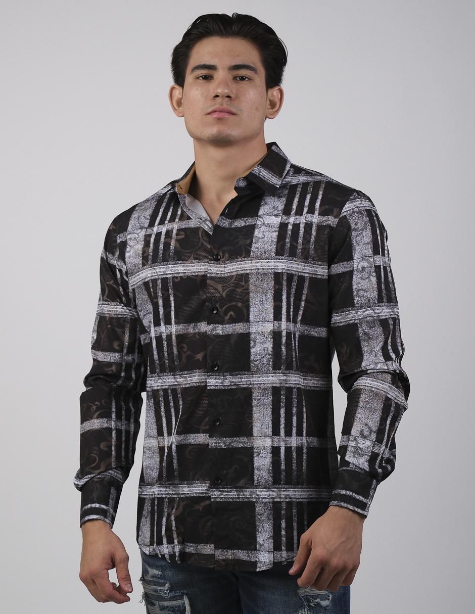 Camisa casual manga larga para hombre Camisa casual manga larga para hombre