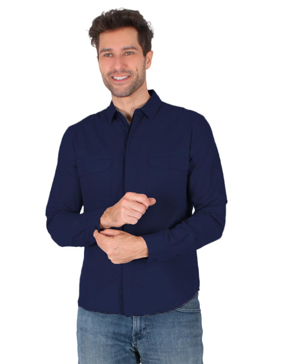 Camisa casual manga larga para hombre Camisa casual manga larga para hombre