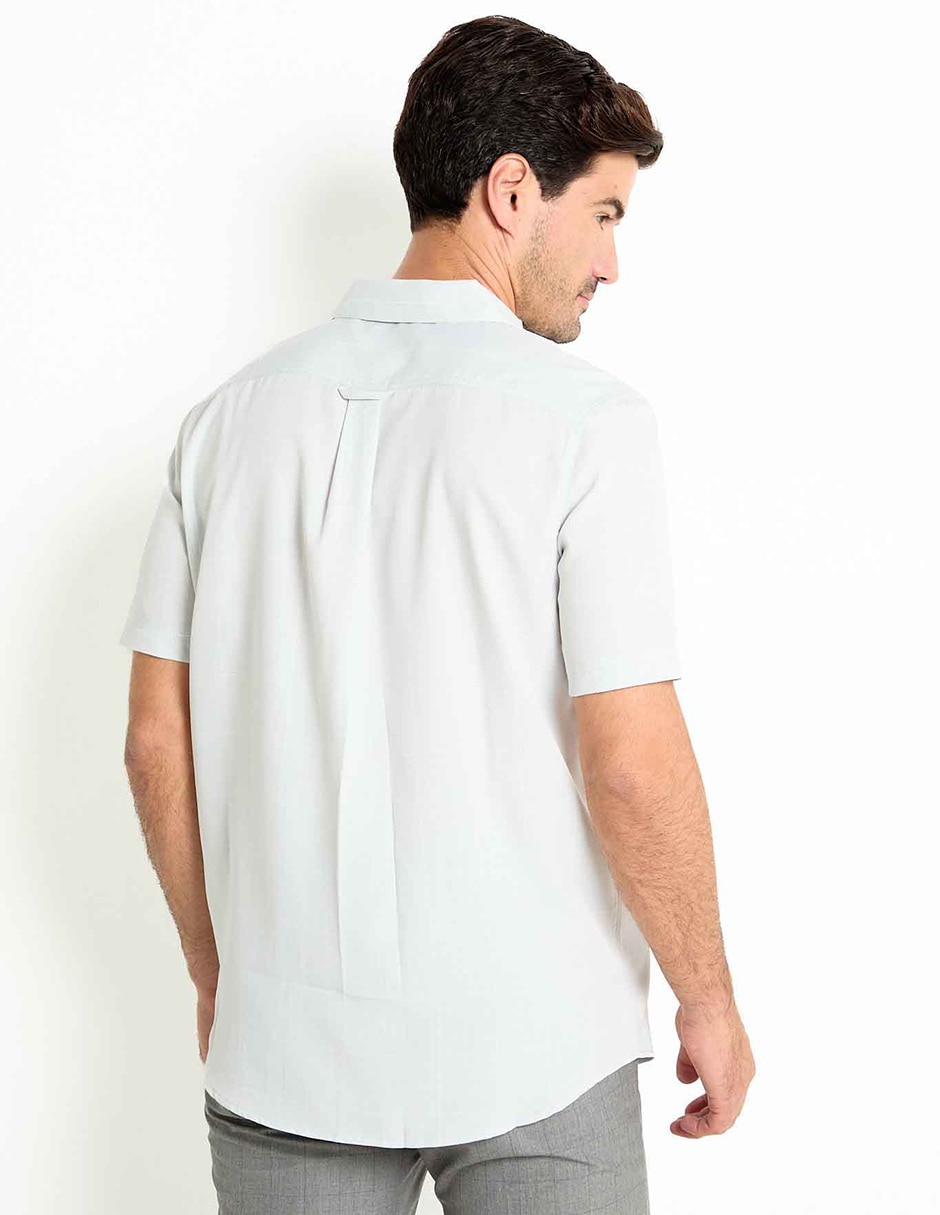 Camisa casual de algodón manga corta para hombre 3
