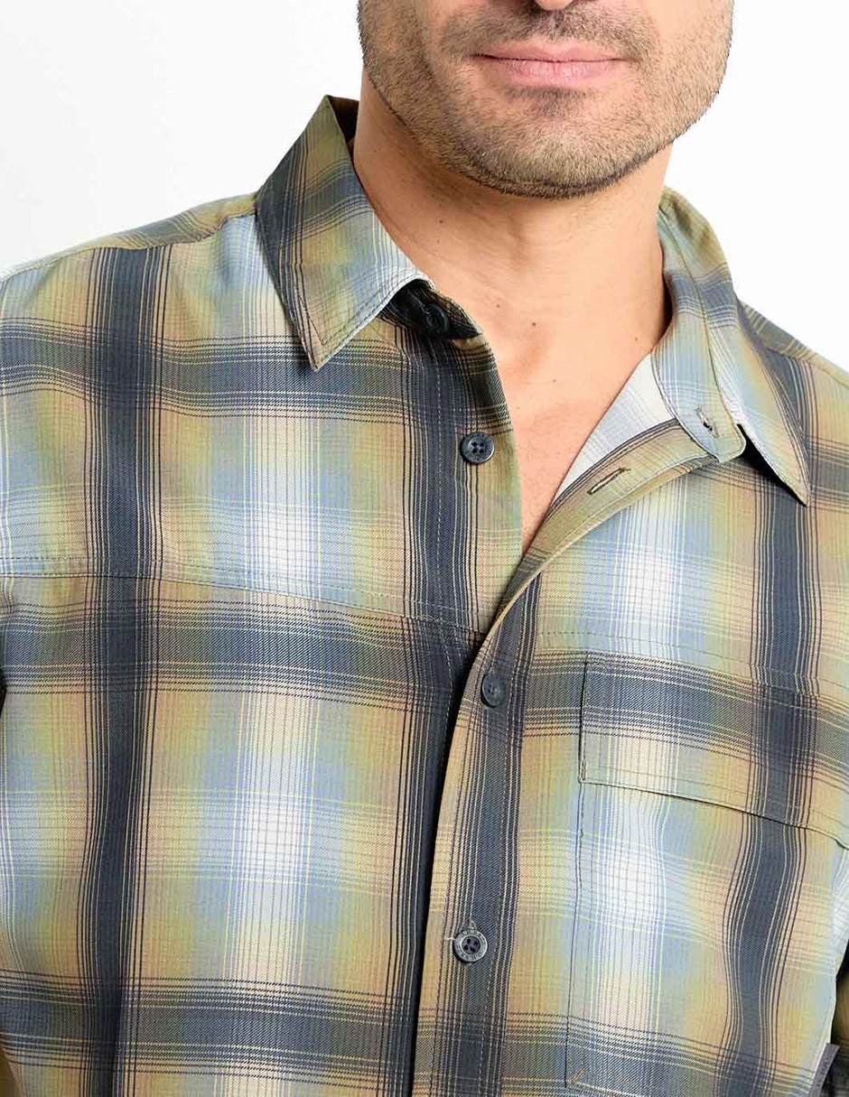 Camisa casual de algodón manga corta para hombre 2