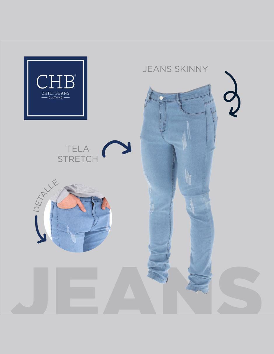 Jeans skinny Chb Chili Beans Clothing Co. diferentes diseños para hombre