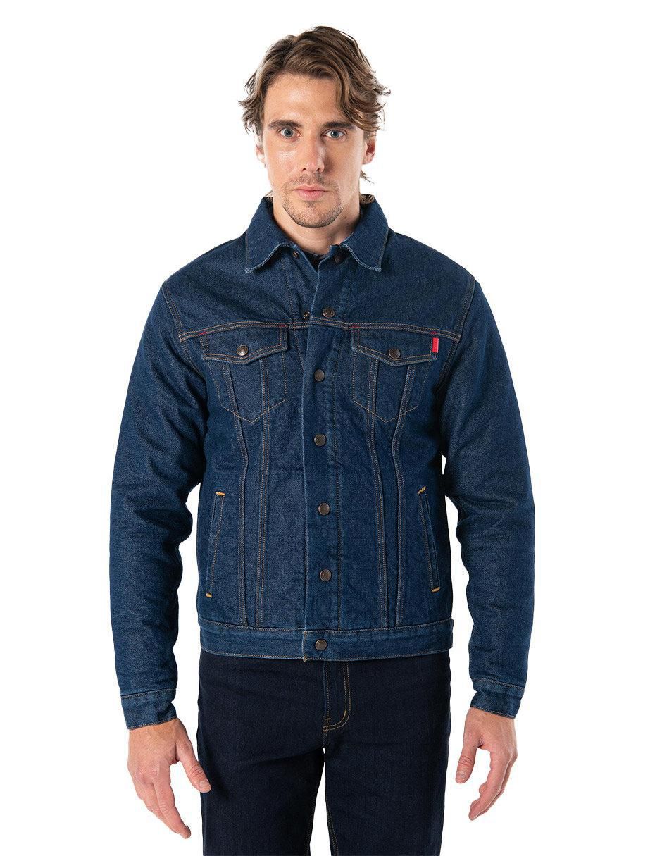 Chamarra casual con bolsillos para hombre Chamarra casual con bolsillos para hombre