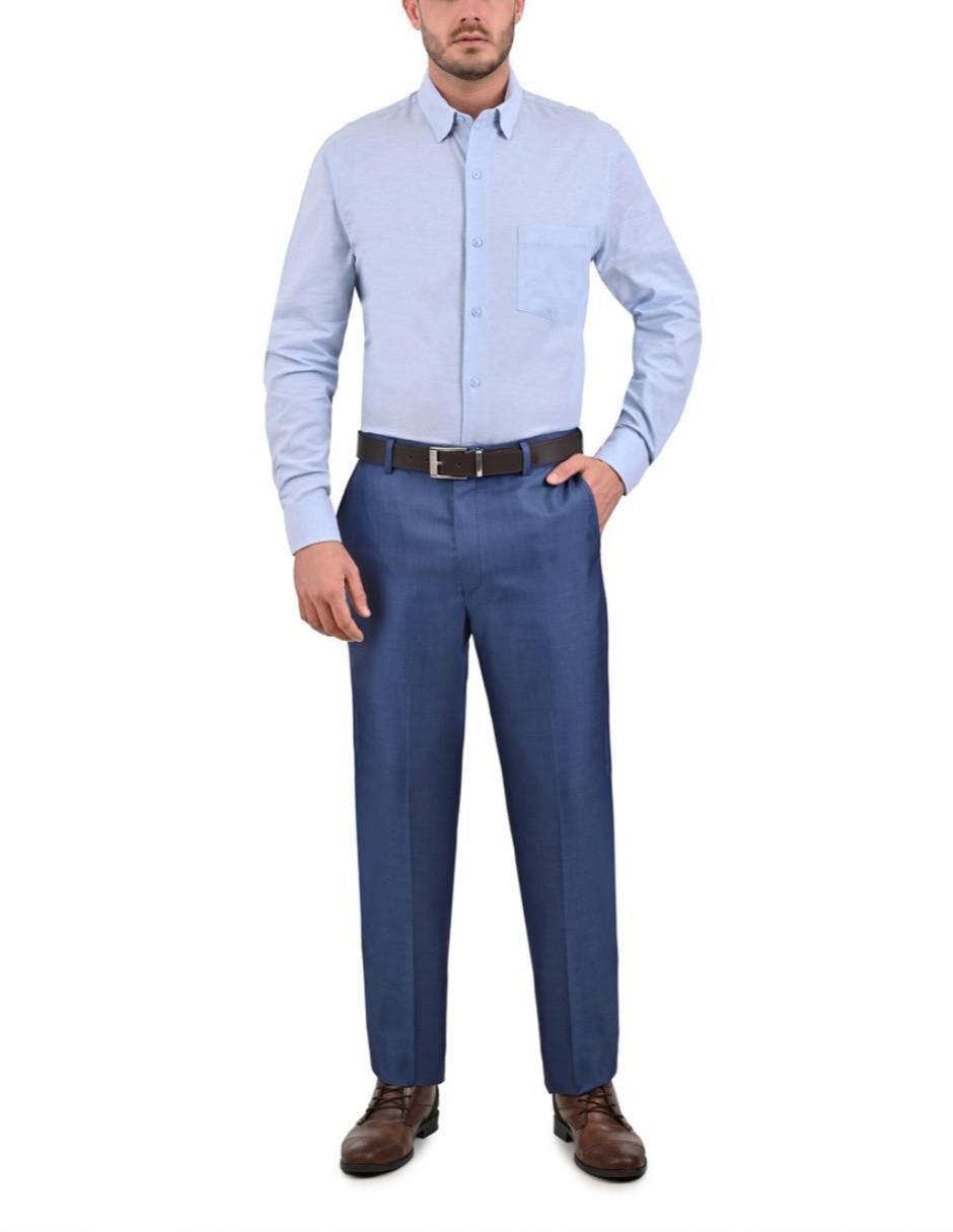 Camisa casual de algodón manga larga para hombre