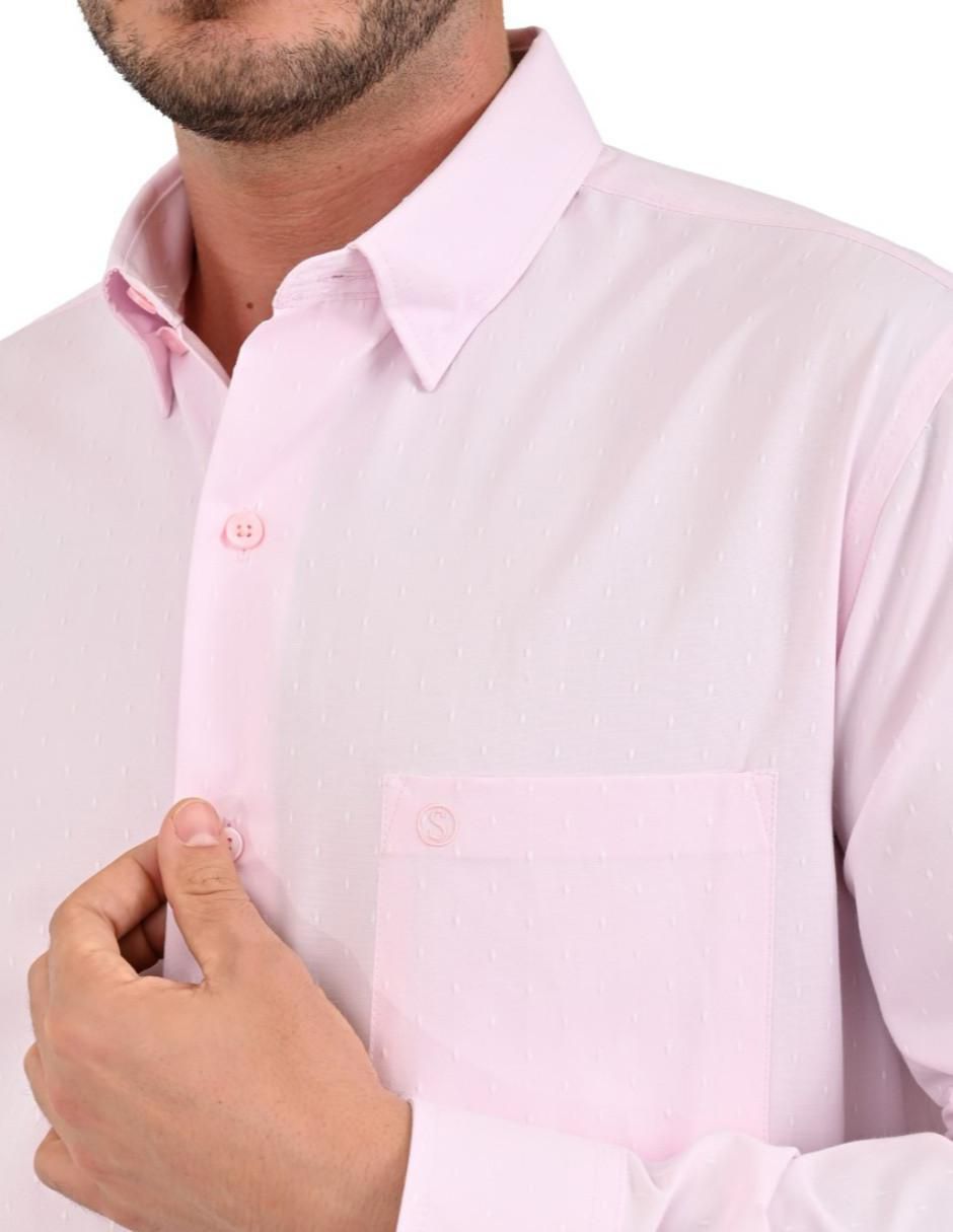 Camisa casual manga larga para hombre 3