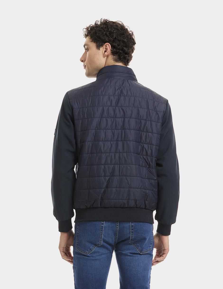 Chamarra casual capitonada para hombre 3