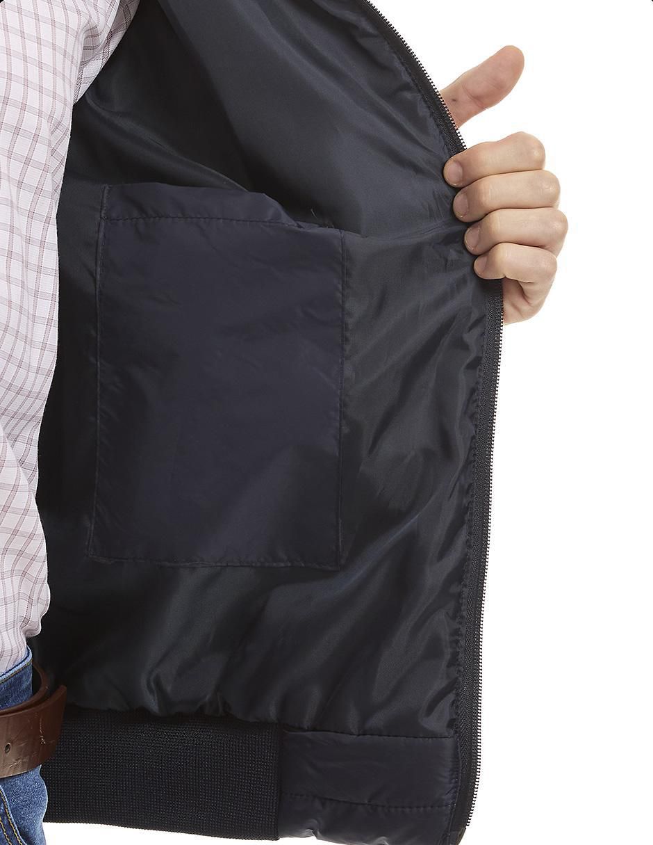 Chamarra casual capitonada para hombre 4