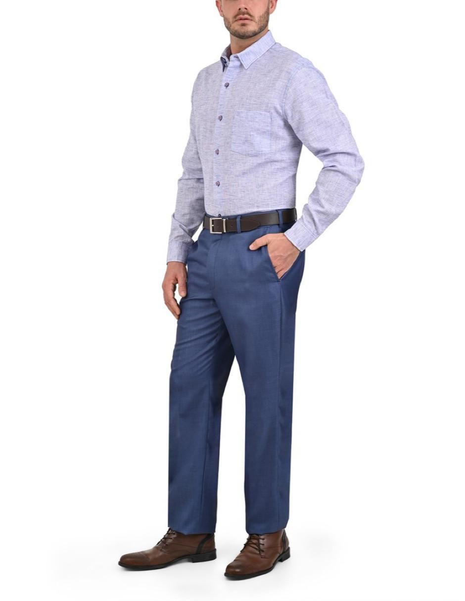 Camisa casual manga larga para hombre 2