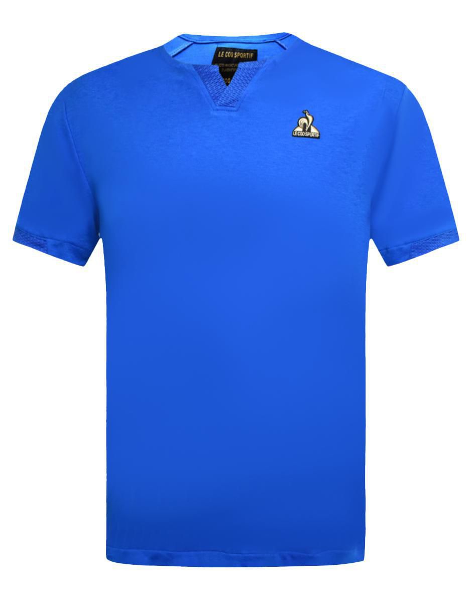 Playera Le Coq Sportif (0335) Coq D'or cuello V para hombre
