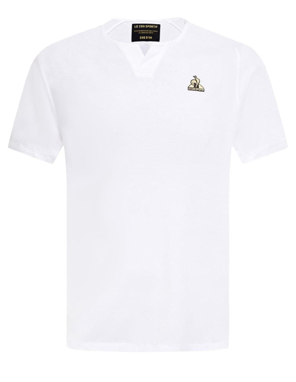Playera Le Coq Sportif (0335) Coq D'or cuello V para hombre