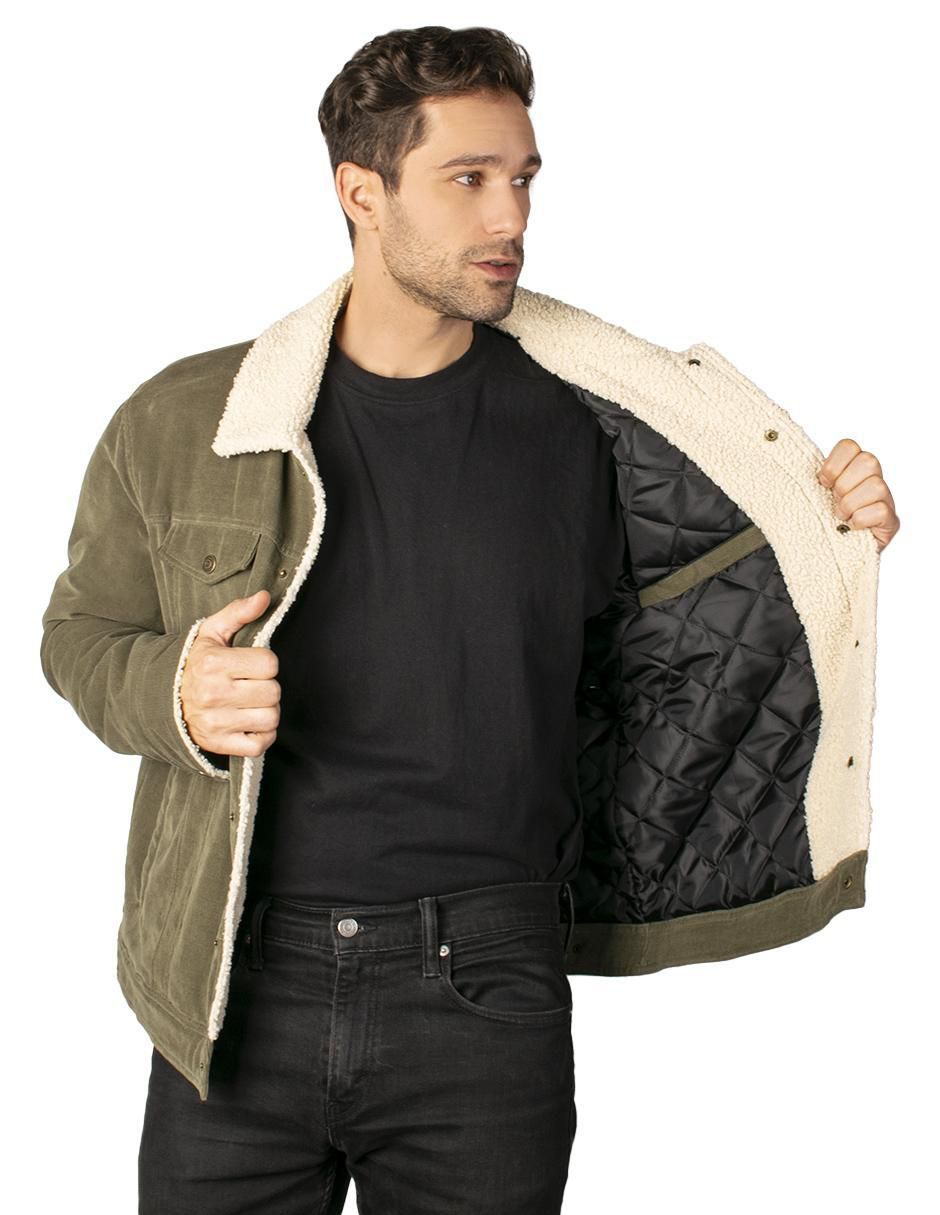 Chamarra casual Greenlander con bolsillos para hombre