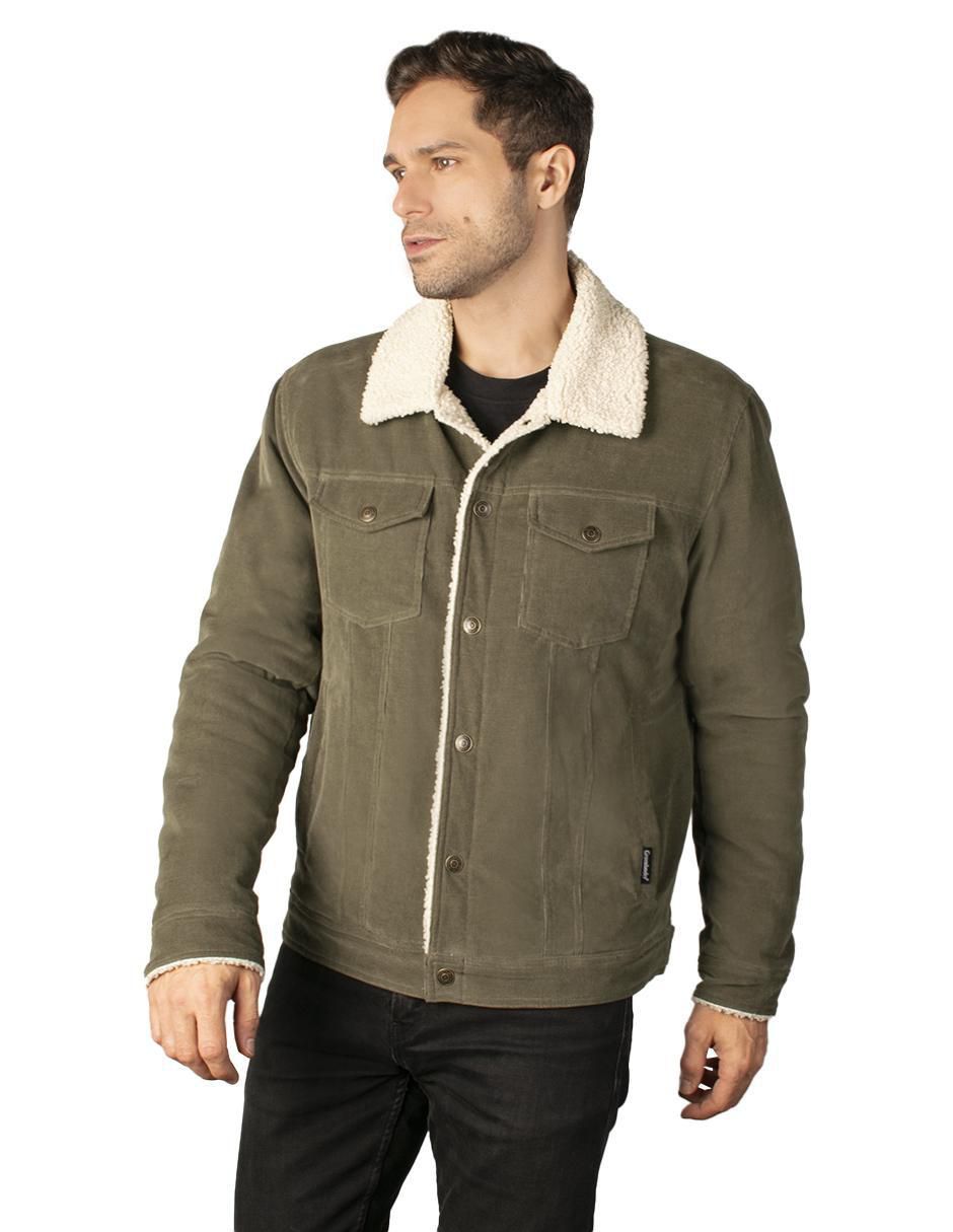 Chamarra casual Greenlander con bolsillos para hombre