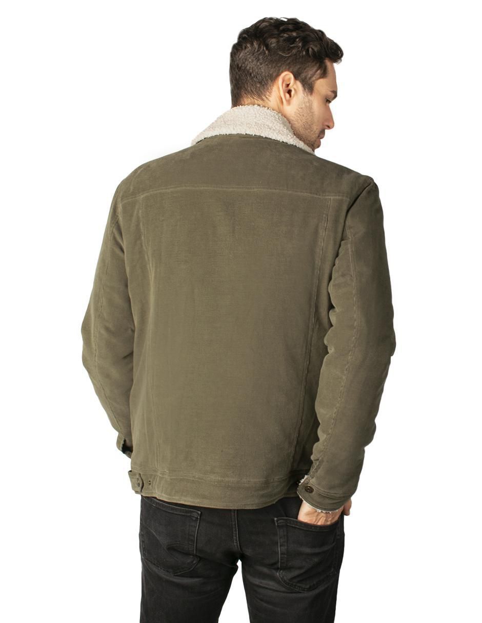 Chamarra casual Greenlander con bolsillos para hombre