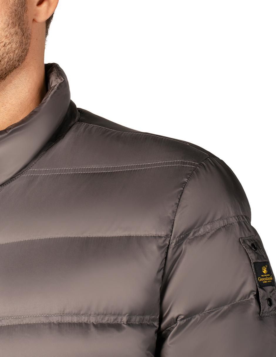 Chamarra acolchada capitonada para hombre 2