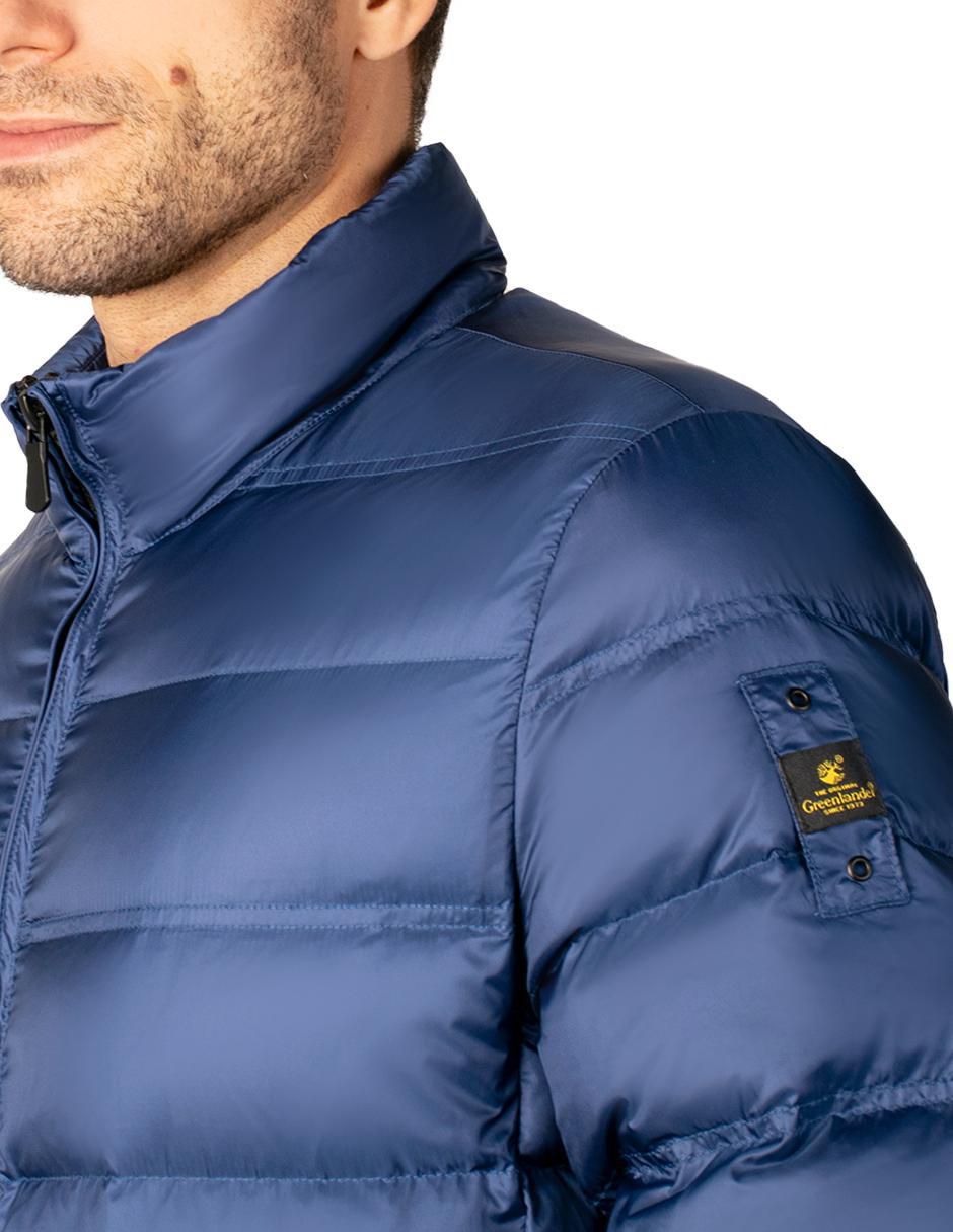 Chamarra acolchada capitonada para hombre 2
